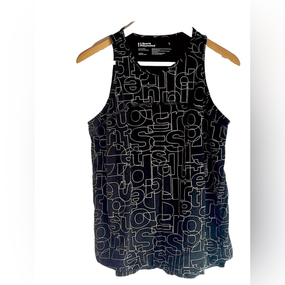 Sports Illustrated Women's Tank Top Size Large Spandex Round Neck